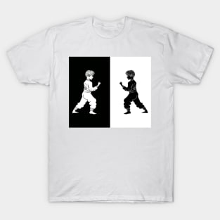 child practicing martial arts T-Shirt